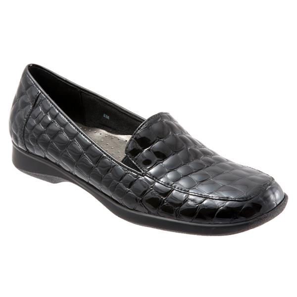 Jenn Croco Black Patent