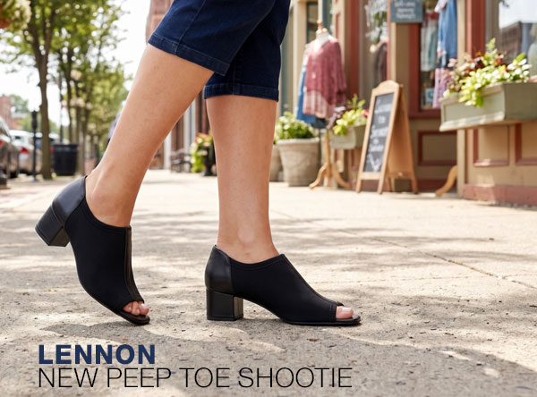Lennon New Peep toe shootie