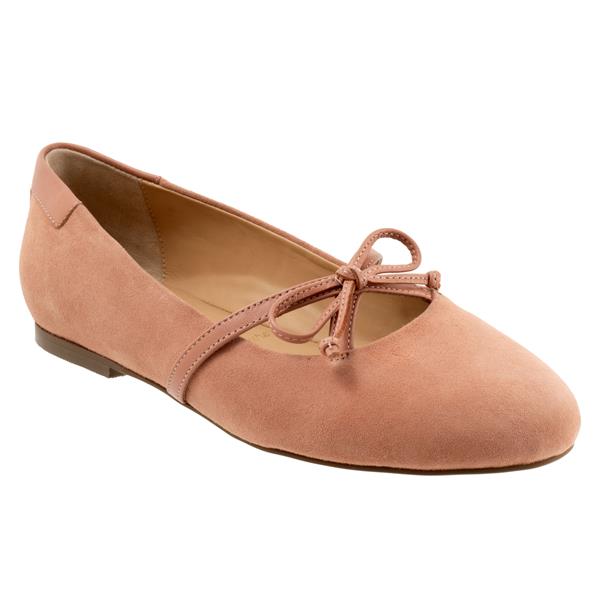 Carissa Pale Pink Suede