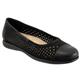 Delmara Black Nubuck Perf