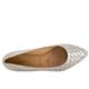 Estee Woven Silver Embossed