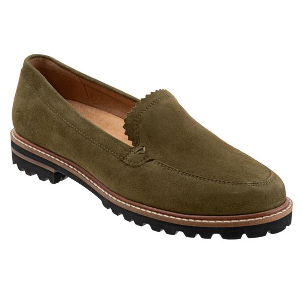 Fayth Olive Suede