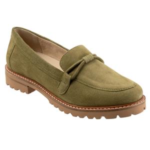 Fiora Olive Suede