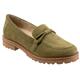 Fiora Olive Suede