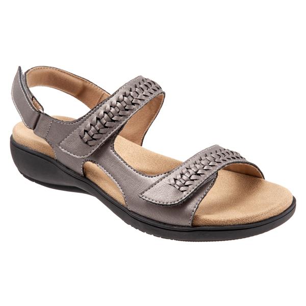 Romi Woven Pewter Metallic
