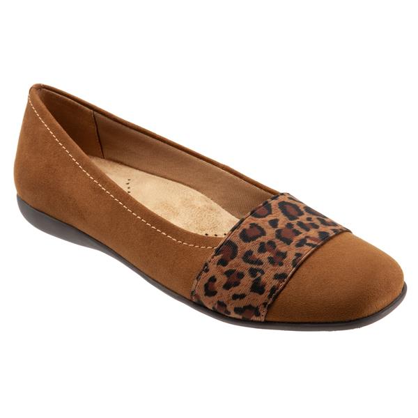Samantha Chestnut Micro Suede Cheetah