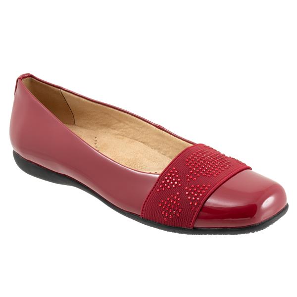 Samantha Dark Red Patent