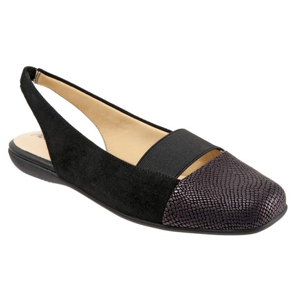 Sarina Black Suede